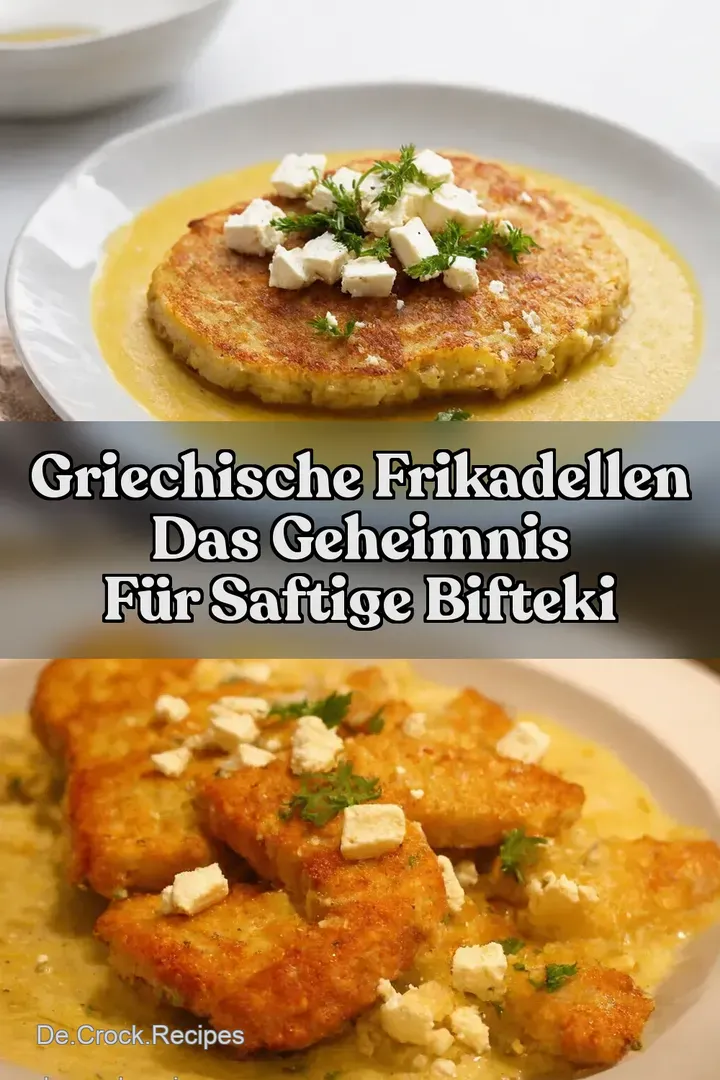 Griechische Frikadellen Das Geheimnis f&uuml;r saftige Bifteki