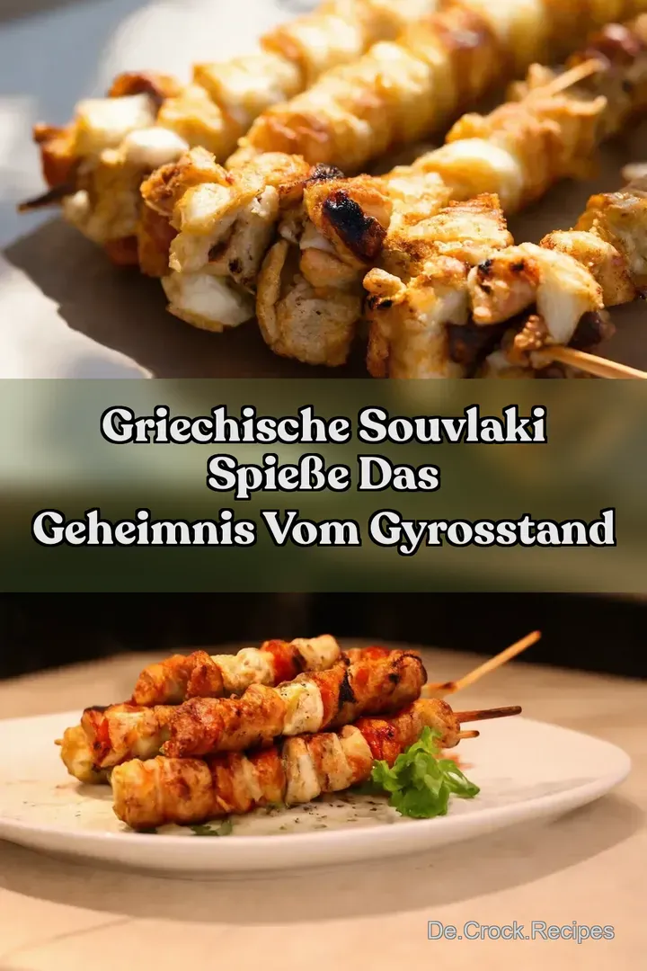 Griechische Souvlaki Spie&szlig;e Das Geheimnis vom GyrosStand