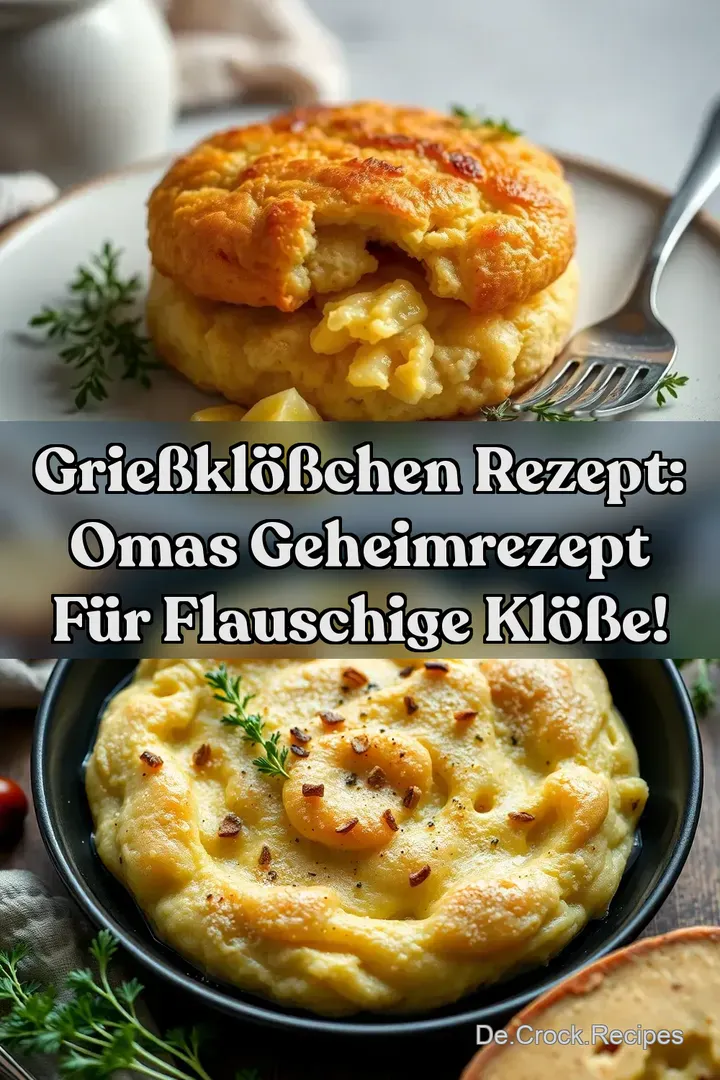 Grießklößchen Rezept: Omas Geheimrezept für Flauschige Klöße!