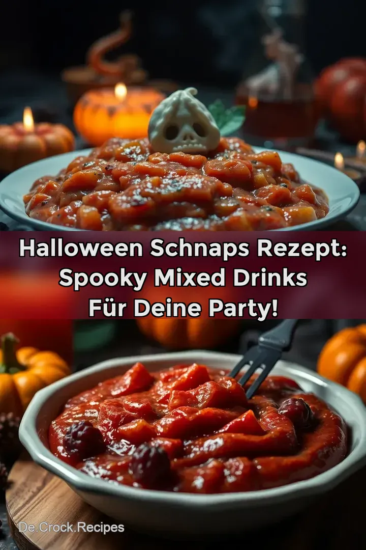 Halloween Schnaps Rezept: Spooky Mixed Drinks Für Deine Party!