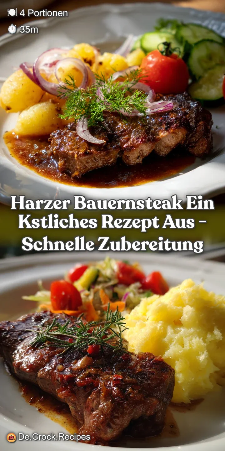 Harzer Bauernsteak Ein Kstliches Rezept Aus - Schnelle Zubereitung