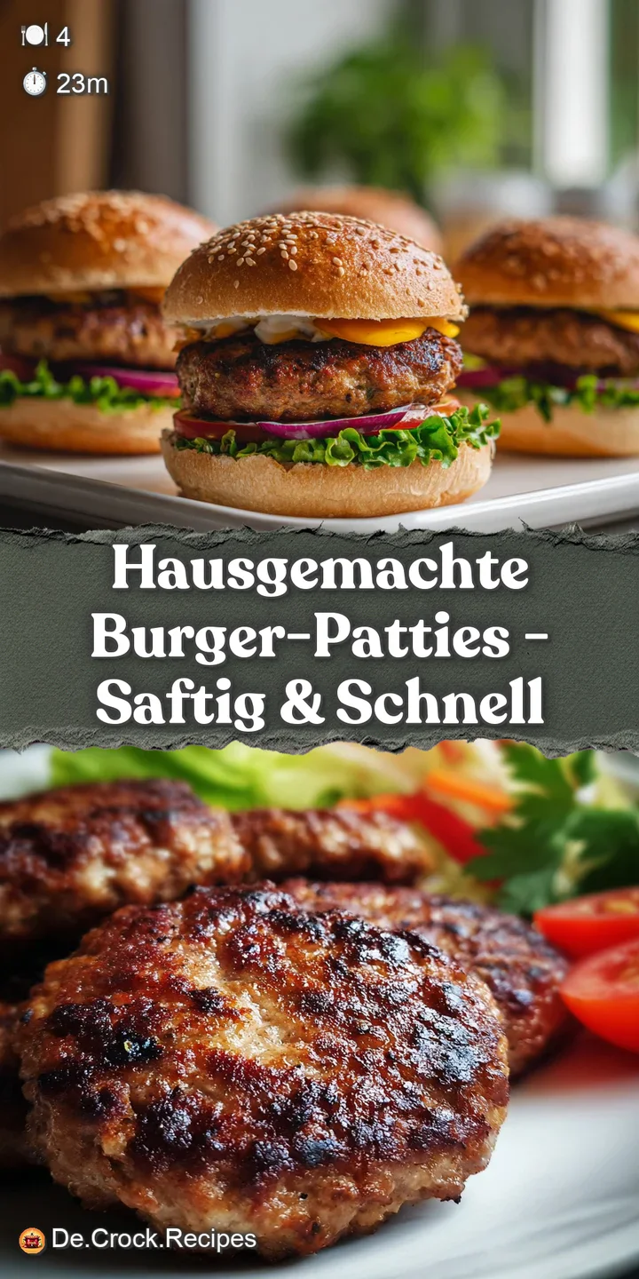 Close-up showing the irresistible, deeply browned crust of a homemade burger patty. The texture appears coarse and incredi...