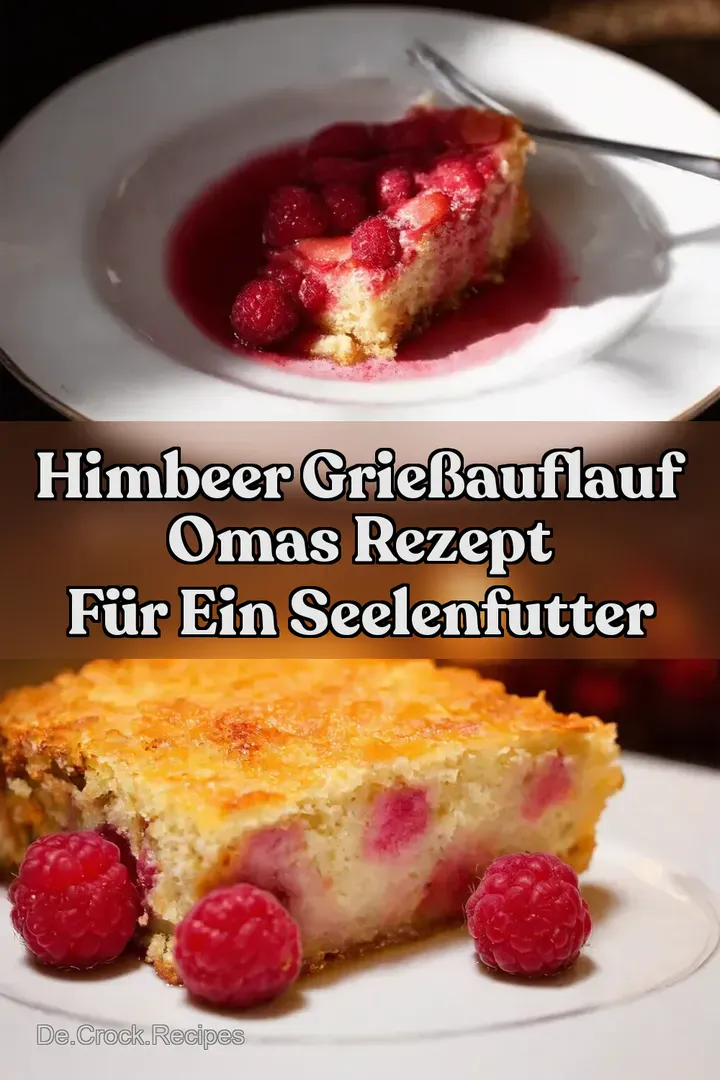 Himbeer Grie&szlig;auflauf Omas Rezept f&uuml;r ein Seelenfutter