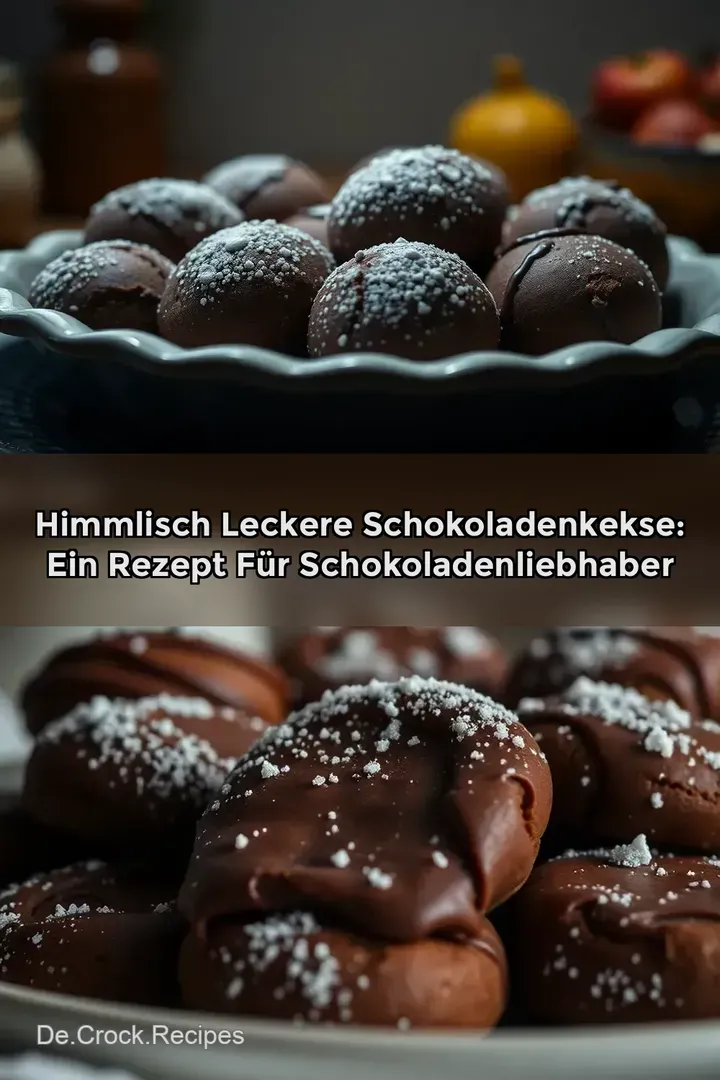 Himmlisch leckere Schokoladenkekse: Ein Rezept für Schokoladenliebhaber