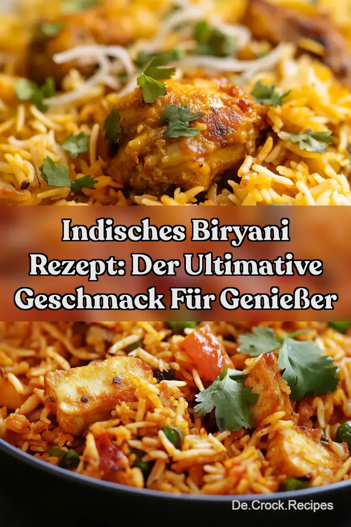 Indisches Biryani Rezept: Der ultimative Geschmack für Genießer