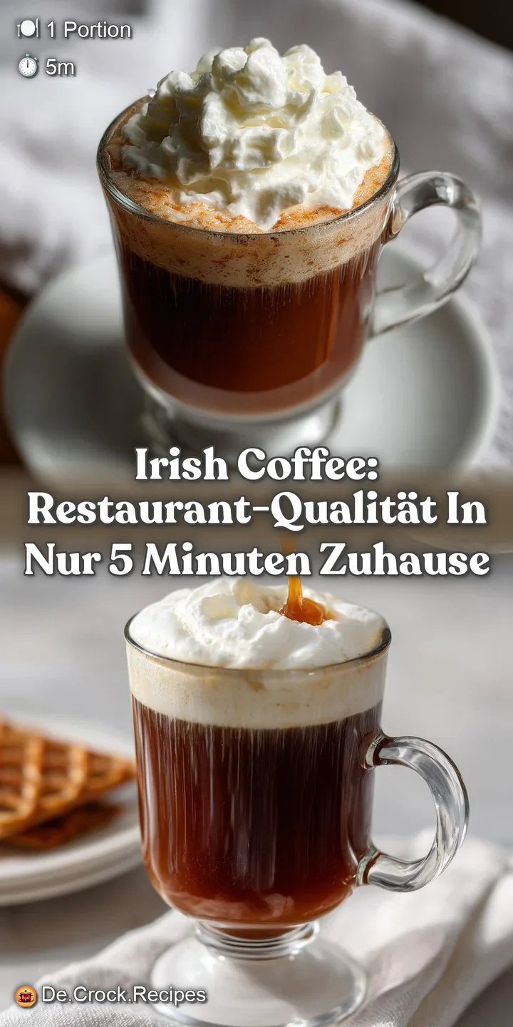 Irish Coffee: Restaurant-Qualit&auml;t in nur 5 Minuten zuhause