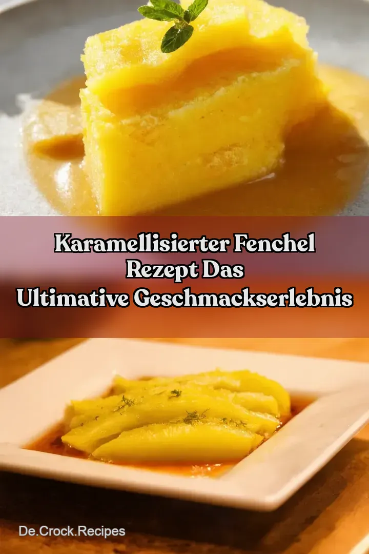 Karamellisierter Fenchel Rezept Das ultimative Geschmackserlebnis