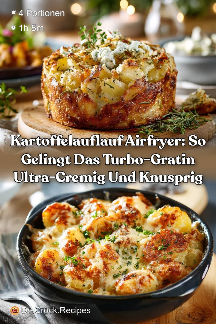 Kartoffelauflauf Airfryer: So gelingt das Turbo-Gratin ultra-cremig und knusprig
