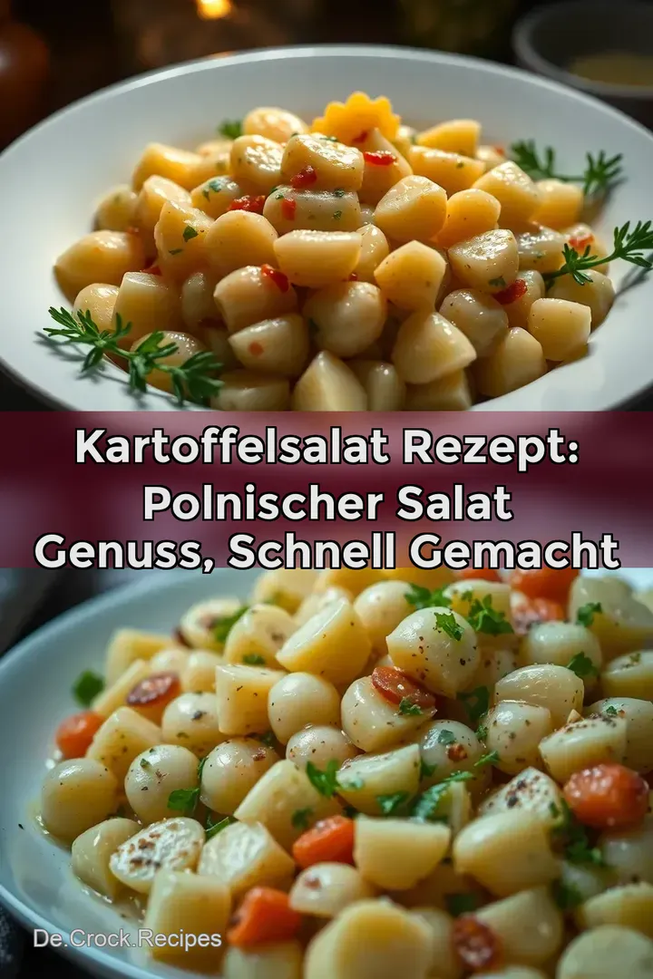 Kartoffelsalat Rezept: Polnischer Salat Genuss Schnell Gemacht