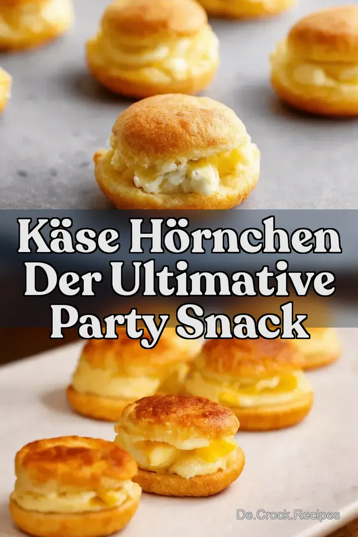 K&auml;se H&ouml;rnchen Der Ultimative Party Snack
