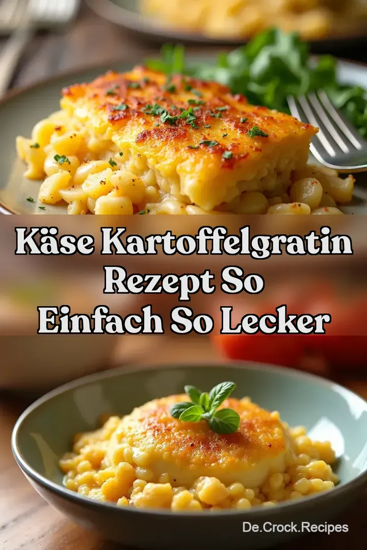 K&auml;se Kartoffelgratin Rezept So einfach so lecker