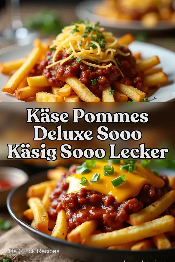 Käse Pommes Deluxe Sooo Käsig Sooo Lecker