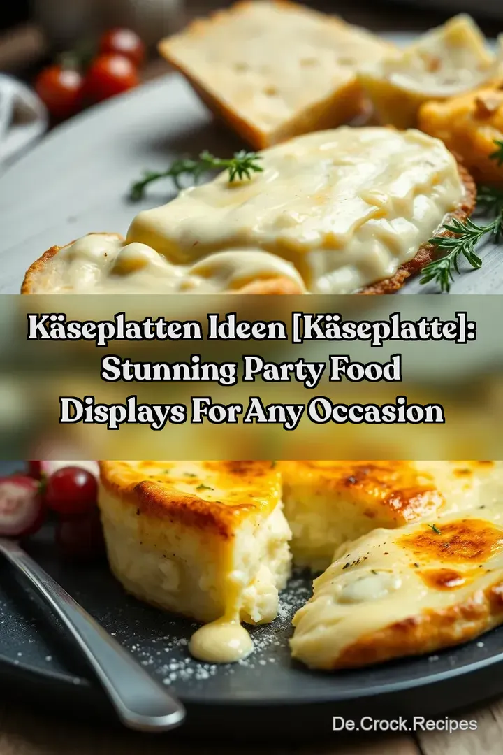 K&auml;seplatten Ideen [k&auml;seplatte]: Stunning Party Food Displays For Any Occasion