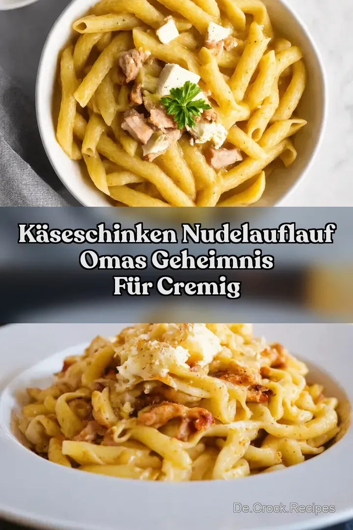 K&auml;seSchinken Nudelauflauf Omas Geheimnis f&uuml;r Cremig