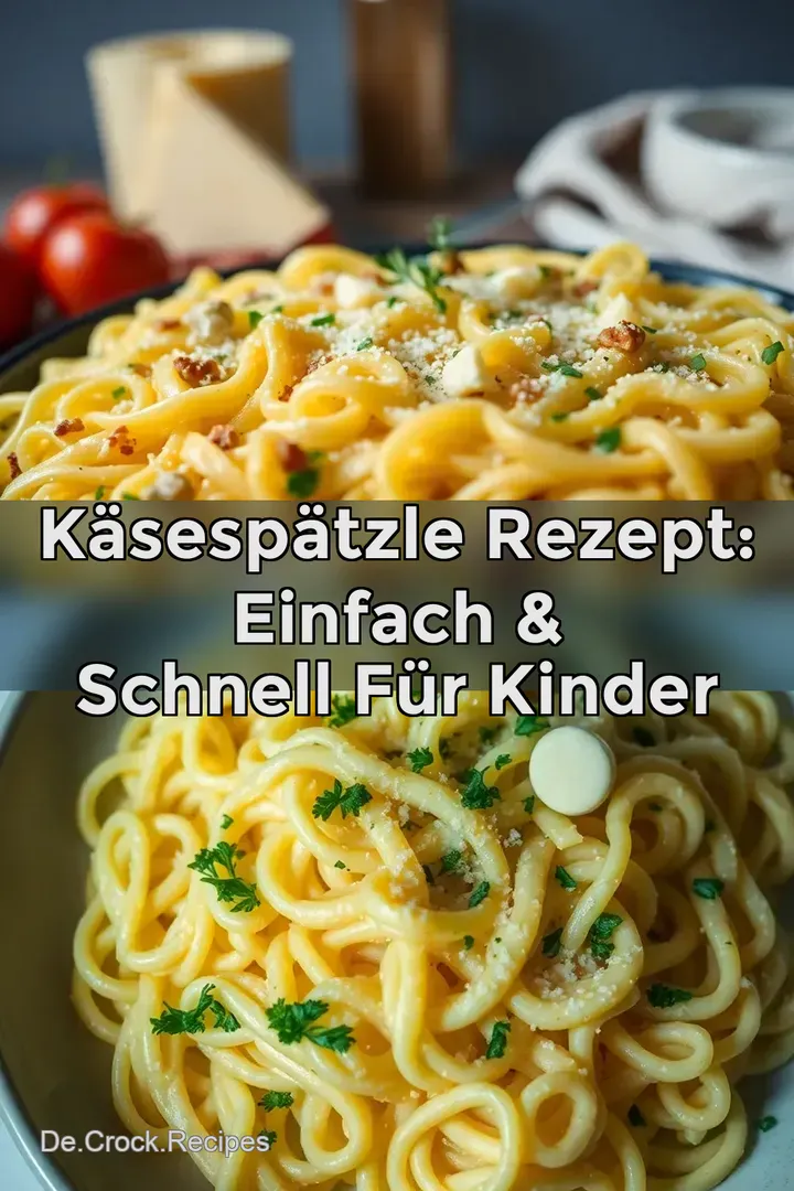 Käsespätzle Rezept: Einfach &amp Schnell für Kinder