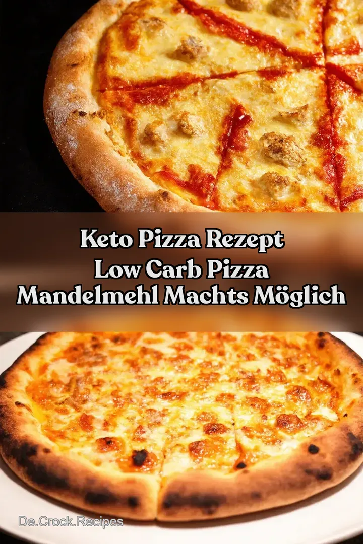 Keto Pizza Rezept Low Carb Pizza Mandelmehl machts m&ouml;glich