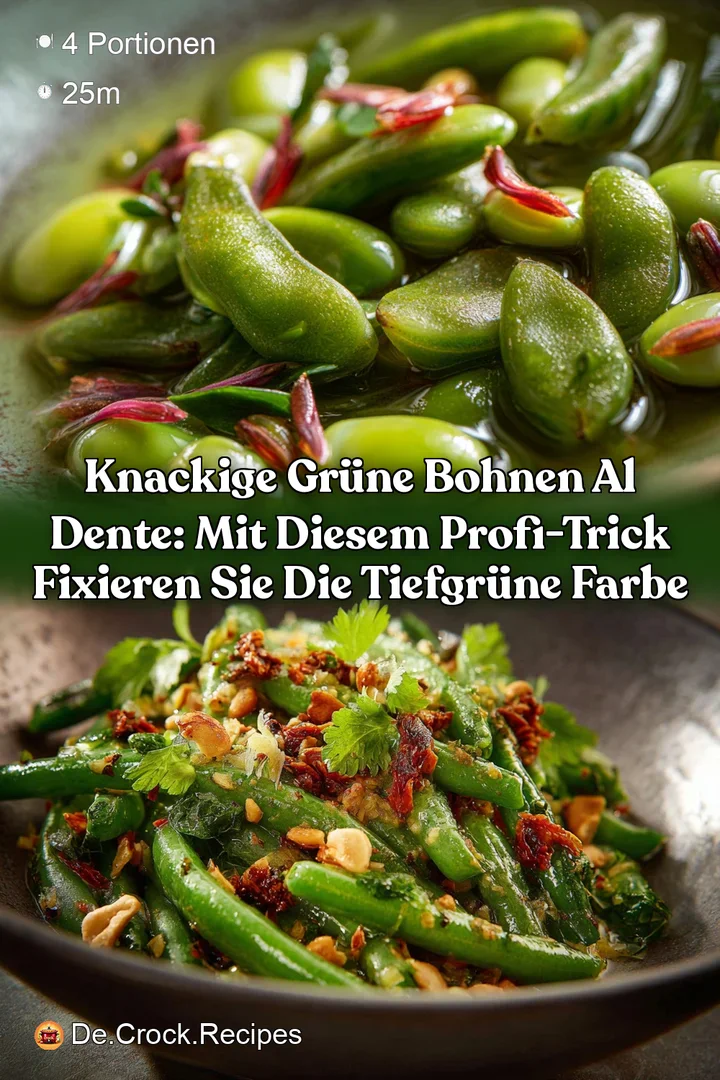 Knackige gr&uuml;ne Bohnen al dente: Mit diesem Profi-Trick fixieren Sie die tiefgr&uuml;ne Farbe