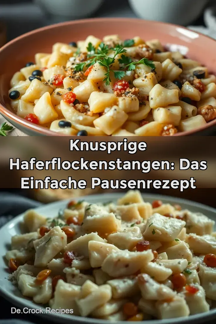 Knusprige Haferflockenstangen: Das Einfache Pausenrezept