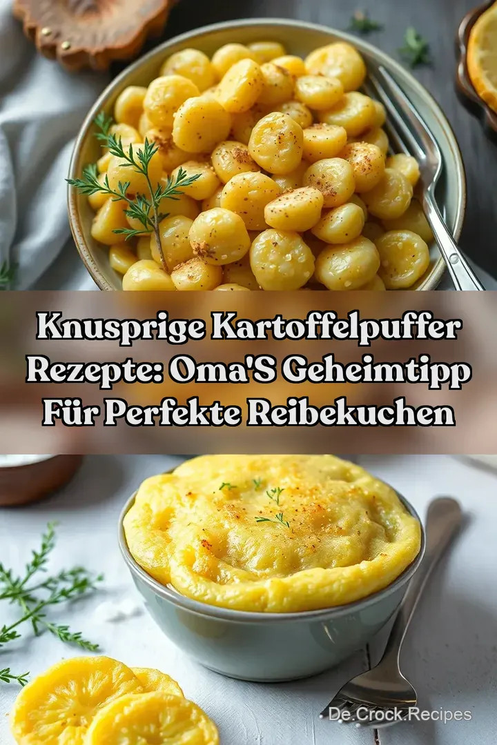 Knusprige Kartoffelpuffer Rezepte: Oma&#039 s Geheimtipp für Perfekte Reibekuchen