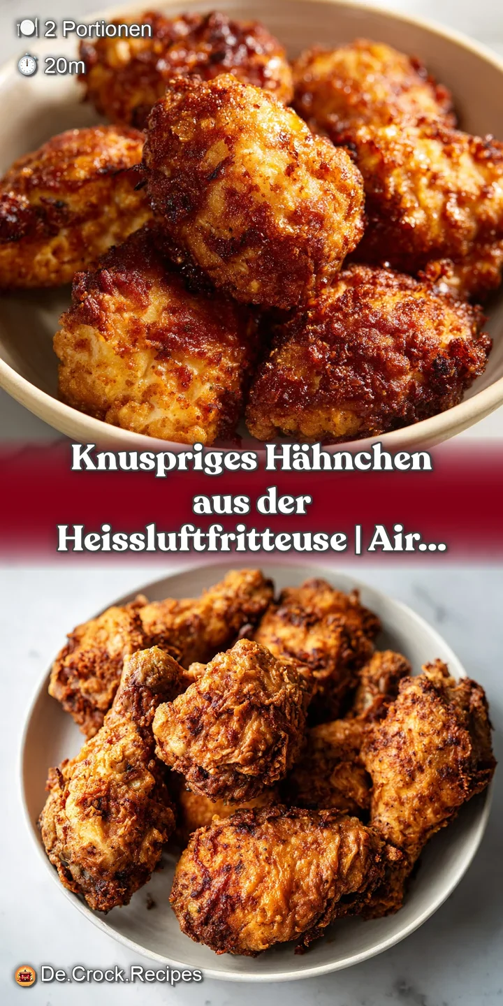 Juicy, perfectly air-fried chicken thigh with a delightful golden crust, ready to be enjoyed.