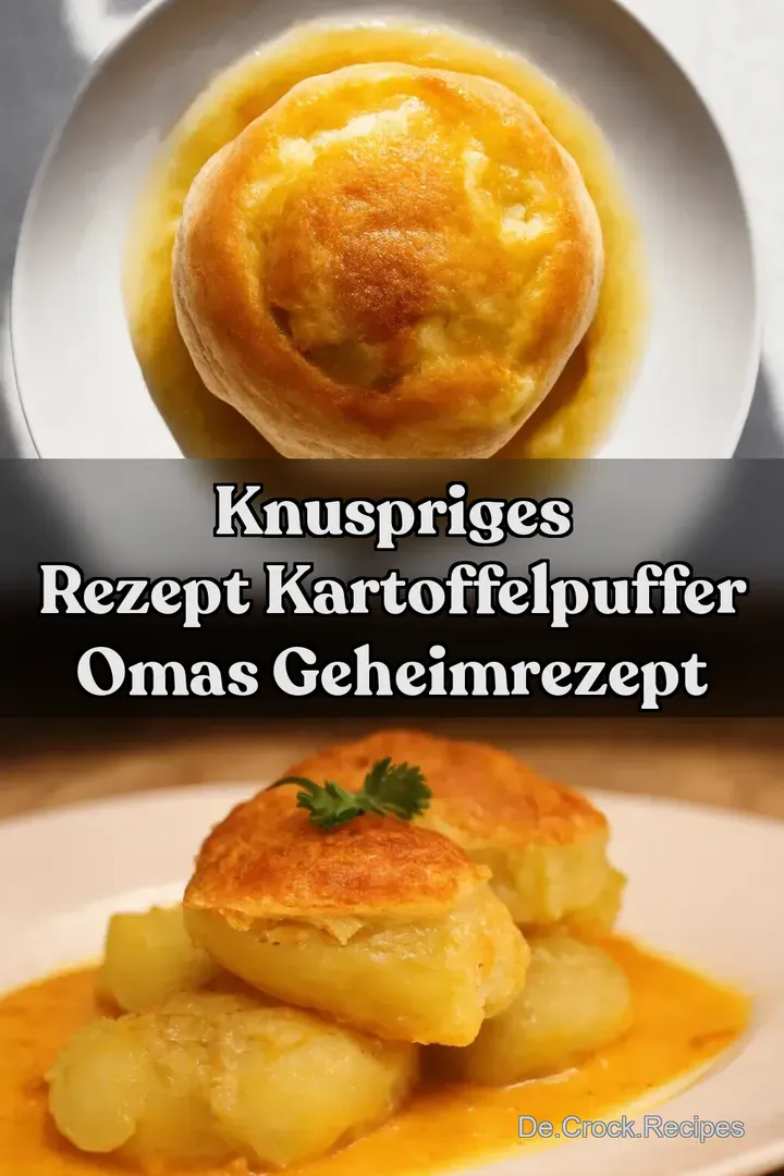 Knuspriges Rezept Kartoffelpuffer Omas Geheimrezept