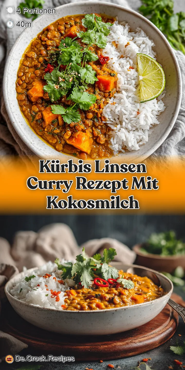 Close-up of a spoonful of pumpkin lentil curry. See the rich, creamy texture, bright orange color, and fresh green herbs.