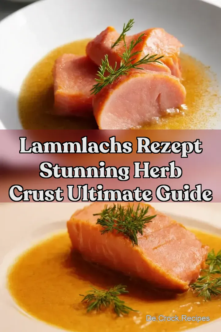 Lammlachs Rezept Stunning Herb Crust Ultimate Guide