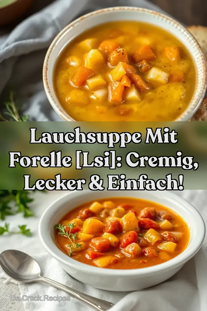 Lauchsuppe mit Forelle [LSI]: Cremig Lecker &amp Einfach!