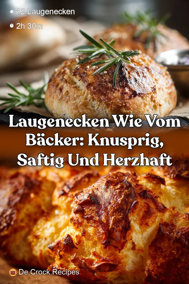 Laugenecken wie vom B&auml;cker: Knusprig saftig und herzhaft