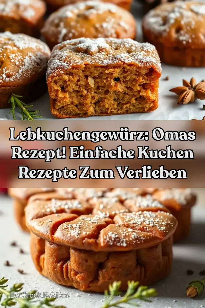 Lebkuchengewürz: Omas Rezept! Einfache Kuchen Rezepte zum Verlieben