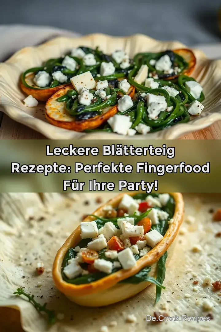 Leckere Blätterteig Rezepte: Perfekte Fingerfood für Ihre Party!