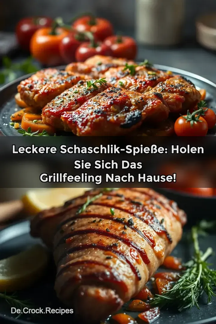 Leckere Schaschlik-Spieße: Holen Sie sich das Grillfeeling nach Hause!