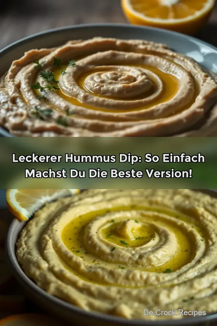 Leckerer Hummus Dip: So einfach machst du die beste Version!