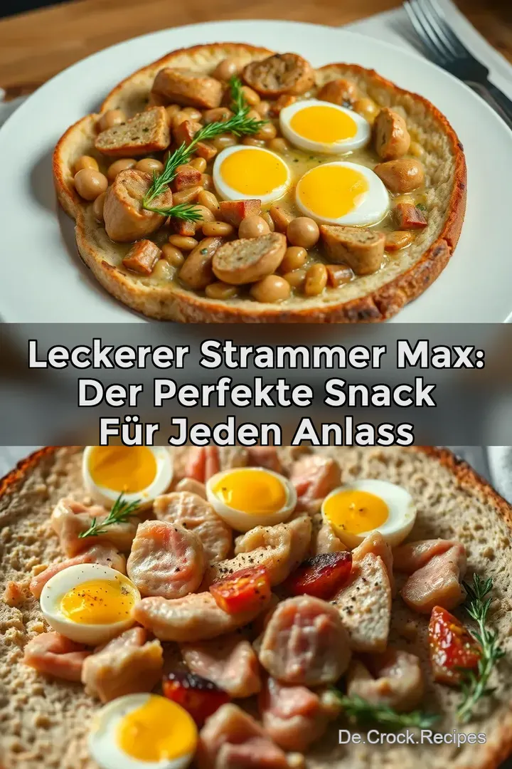 Leckerer Strammer Max: Der perfekte Snack für jeden Anlass