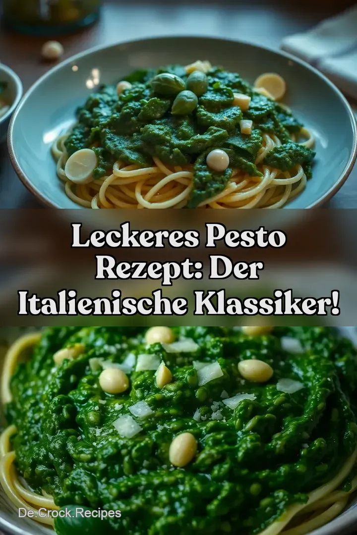 Leckeres Pesto Rezept: Der italienische Klassiker!