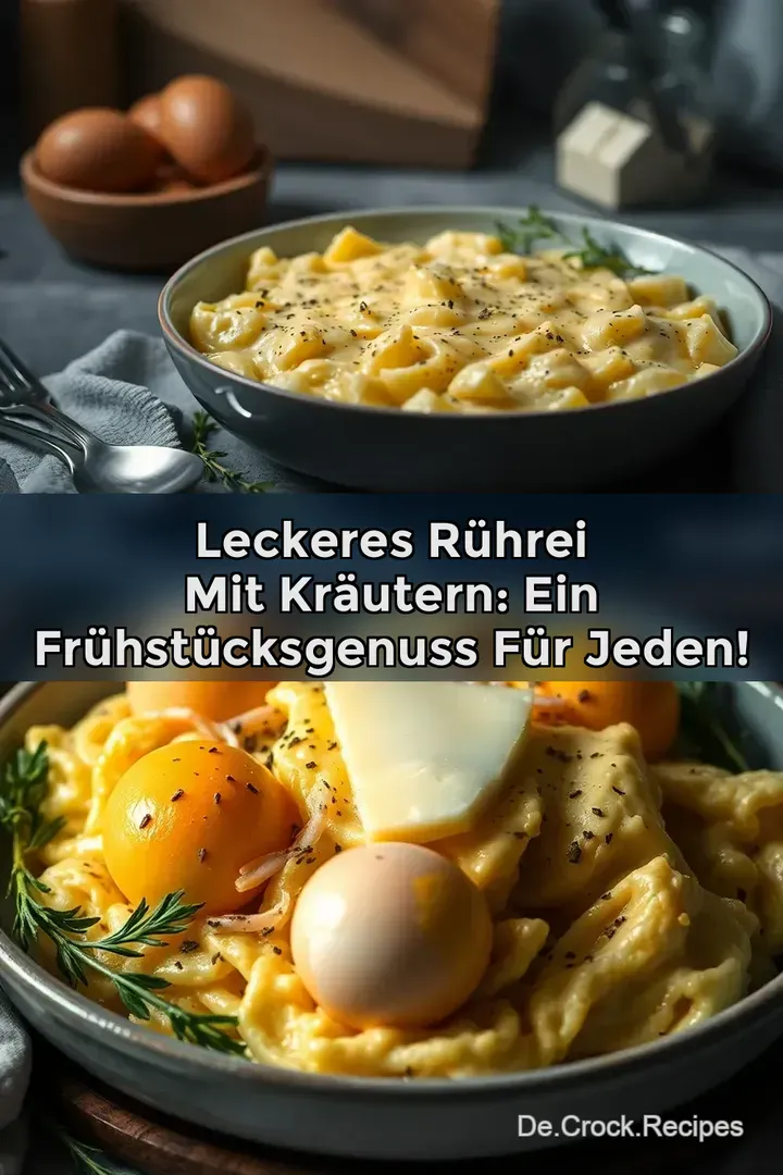 Leckeres Rührei mit Kräutern: Ein Frühstücksgenuss für jeden!