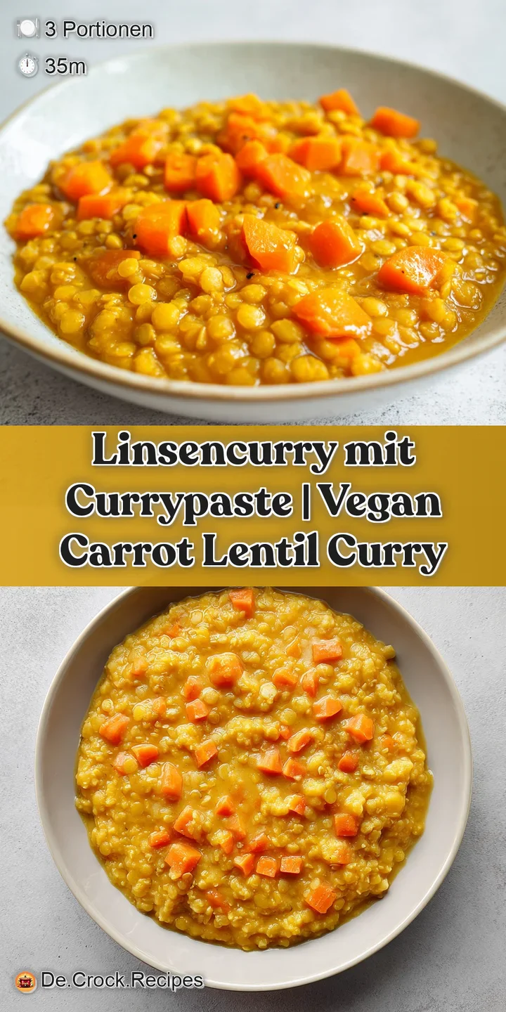 Nahaufnahme einer s&auml;migen, gelben Linsensauce mit weichen St&uuml;ckchen und gl&auml;nzendem Finish, dampfend und appetitlich.