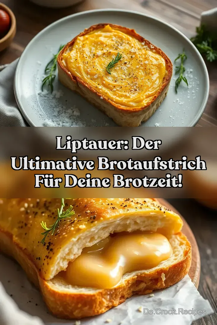 Liptauer: Der ultimative Brotaufstrich für deine Brotzeit!