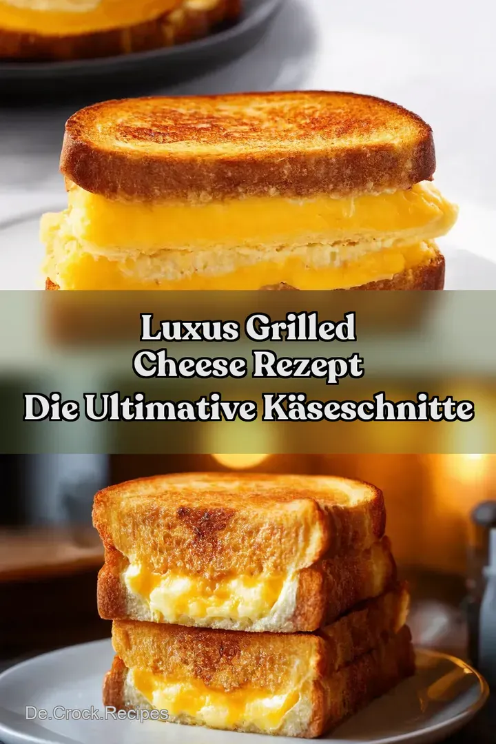 Luxus Grilled Cheese Rezept Die ultimative K&auml;seschnitte