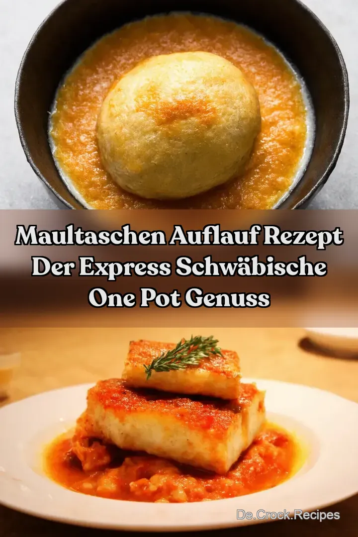 Maultaschen Auflauf Rezept Der Express Schw&auml;bische One Pot Genuss