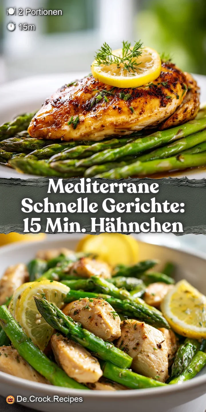 Close-up capturing the sheen on lemon-kissed asparagus and pasta. Freshly cracked black pepper, herb flecks, inviting text...