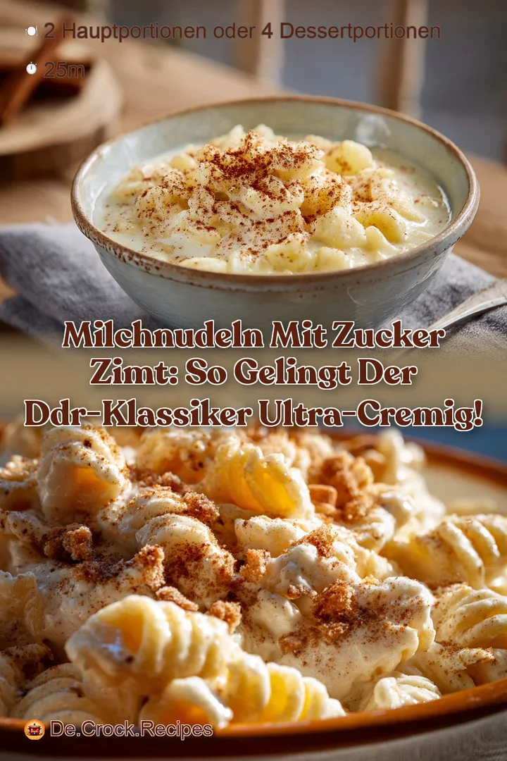 Milchnudeln mit Zucker Zimt: So gelingt der DDR-Klassiker ultra-cremig!