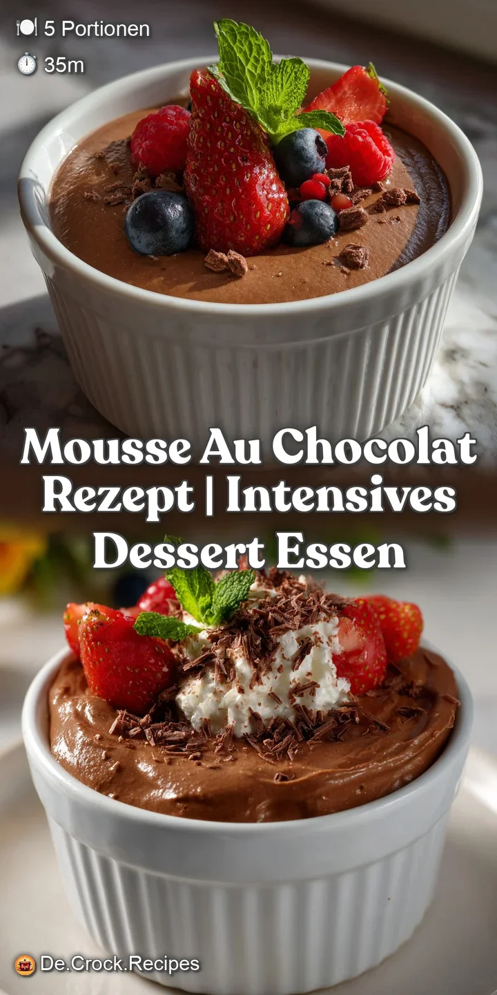 A close-up shot of rich, dark chocolate mousse; the surface is velvety and has a slight wobble. Hints of bitterness balanc...