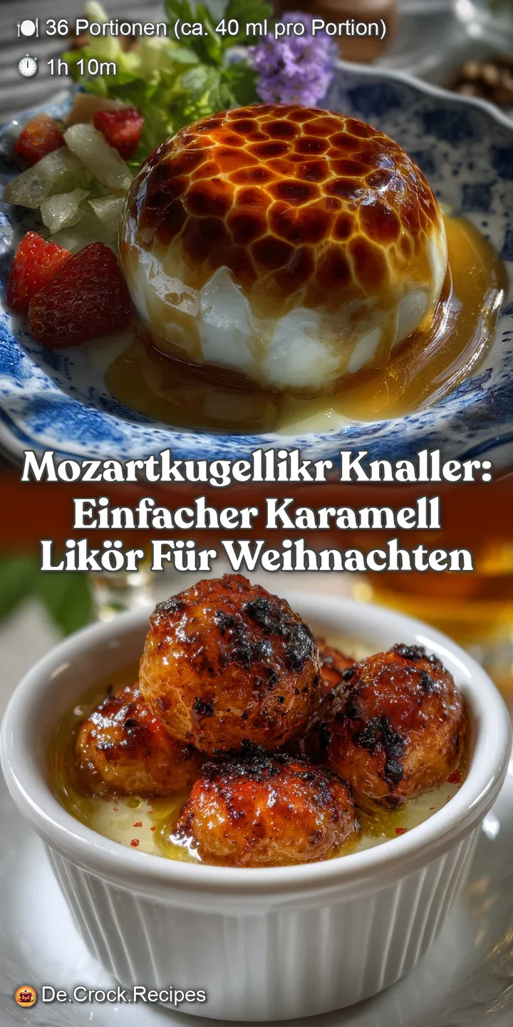 MozartkugelLikr Knaller: Einfacher Karamell Lik&ouml;r f&uuml;r Weihnachten