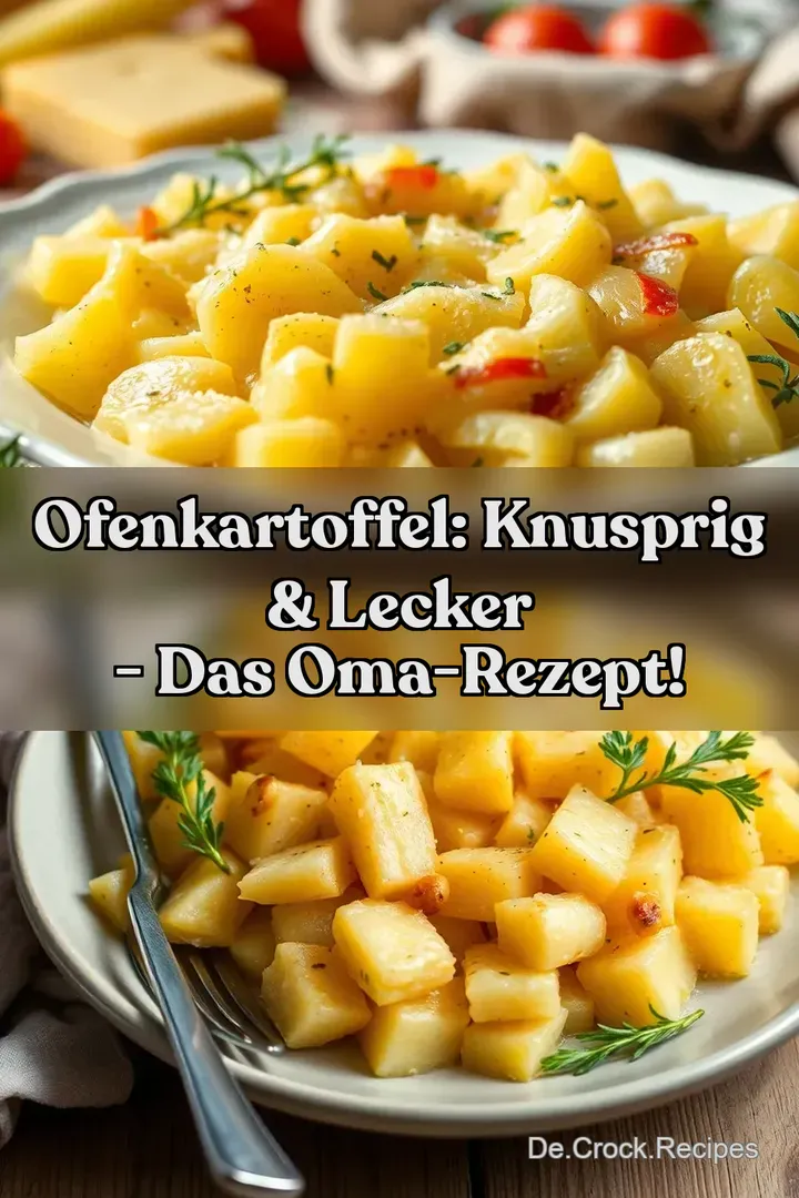 Ofenkartoffel: Knusprig &amp Lecker - Das Oma-Rezept!
