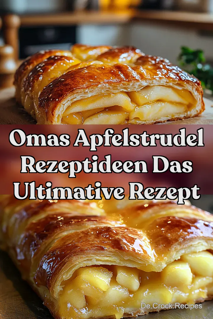Omas Apfelstrudel Rezeptideen Das Ultimative Rezept