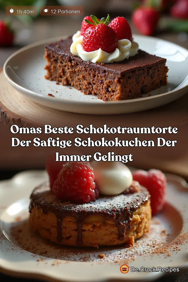 Omas beste SchokoTraumTorte Der saftige Schokokuchen der immer gelingt