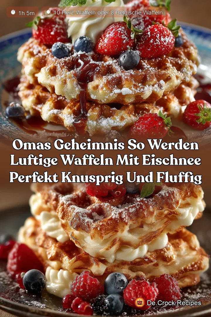 Omas Geheimnis So werden Luftige Waffeln mit Eischnee perfekt knusprig und fluffig