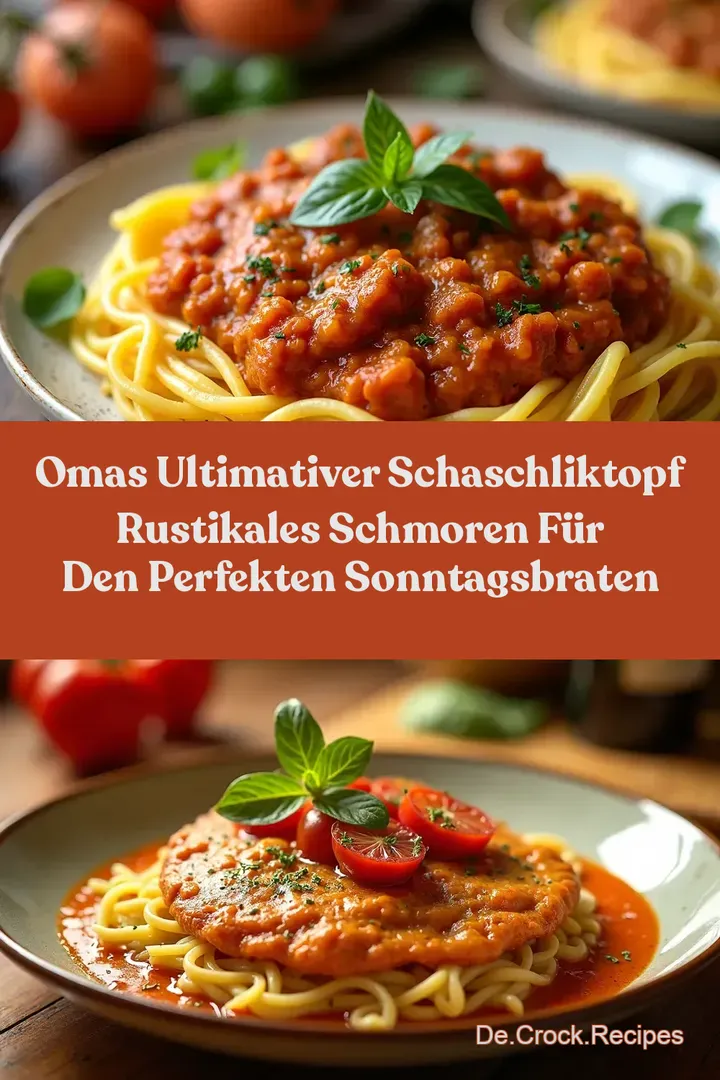 Omas Ultimativer Schaschliktopf Rustikales Schmoren F&uuml;r Den Perfekten Sonntagsbraten