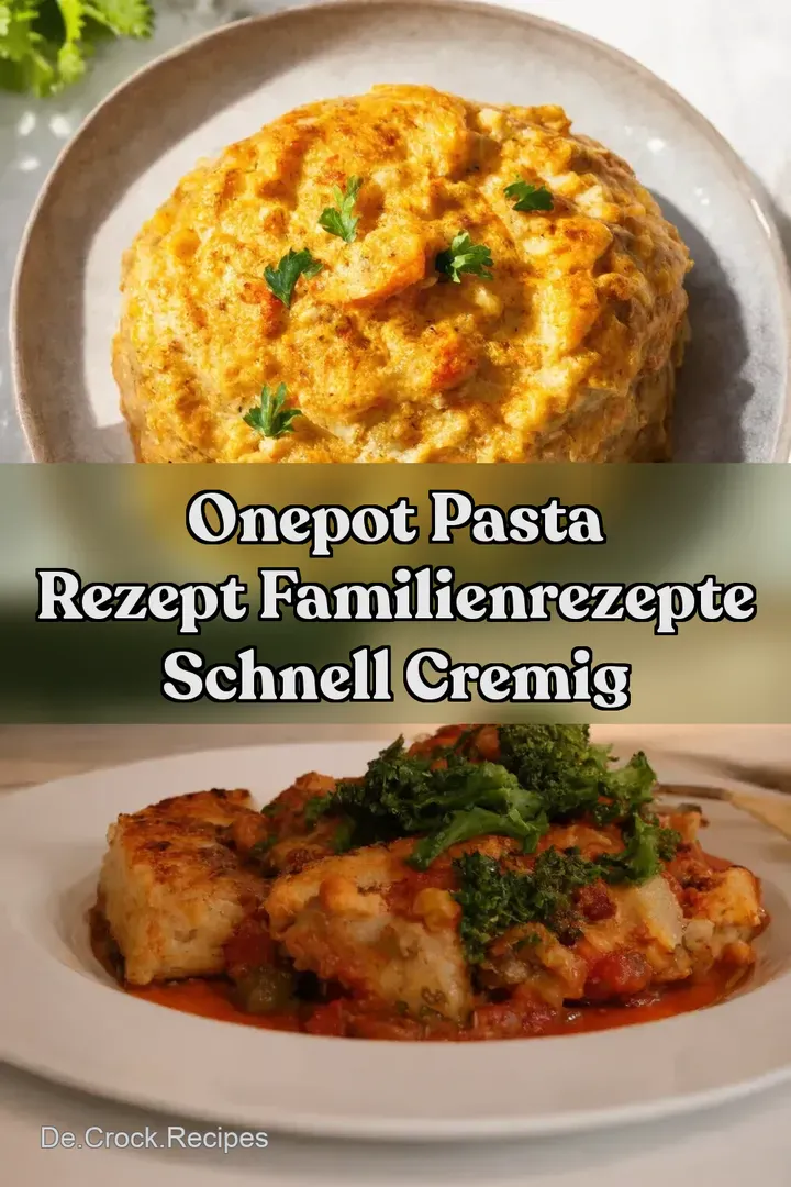 OnePot Pasta Rezept FAMILIENREZEPTE Schnell Cremig
